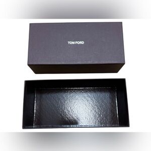 Authentic Tom Ford Sunglass Box Brown w/ Gold Text